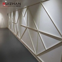 Système de rail mural en tissu insonorisant, panneau acoustique en tissu, système de rail en PVC pour la décoration murale de cinéma