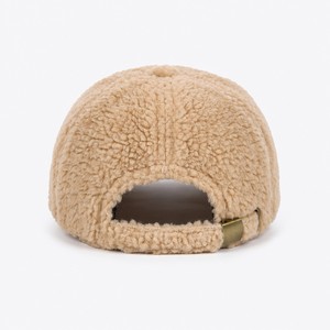 Gorra de Béisbol de Felpa con Etiqueta Tejida y Logotipo Personalizado al por Mayor, Gorro de Invierno Cálido de Sherpa para Hombre y Mujer - Product Image 5