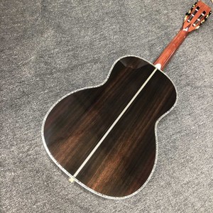 Miếng Đệm Bào Ngư Thực Sự Tùy Chỉnh Bàn Đạp Khuếch Đại Cho Guitar Điện Âm Thanh Lớn Mặt Gỗ Tuyết Tùng Màu Trơn 39 Inch OOO - Product Image 5
