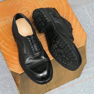 Chaussures en cuir véritable pour hommes, style automne, dernières tendances, vente chaude, haute qualité, pour événements formels, fêtes, occasions décontractées - Product Image 4