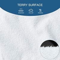Protège-matelas imperméable en coton et bambou Cloudland Terry King Size avec fermeture éclair