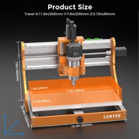 Machine de gravure CNC 3020Nova à trois axes avec guide linéaire et vis à billes pour la découpe, le perçage, le travail du bois, de l'acrylique, du PCB et de l'aluminium