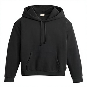 Sudadera con Capucha para Hombre, Tejido Grueso de 220 g/m², Forro de Poliéster/Algodón, Estampado de Letras, Sin Cordones, Color Liso, Talla Grande - Product Image 2