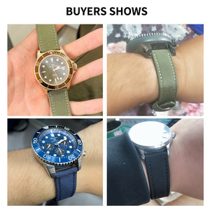 <span class=keywords><strong>Bracelet</strong></span> de <span class=keywords><strong>montre</strong></span> en toile de nylon, fond imperméable, véritable ceinture adaptée au <span class=keywords><strong>bracelet</strong></span> de sport Seiko <span class=keywords><strong>NATO</strong></span>, 20 hommes, 22mm - Product Image 2