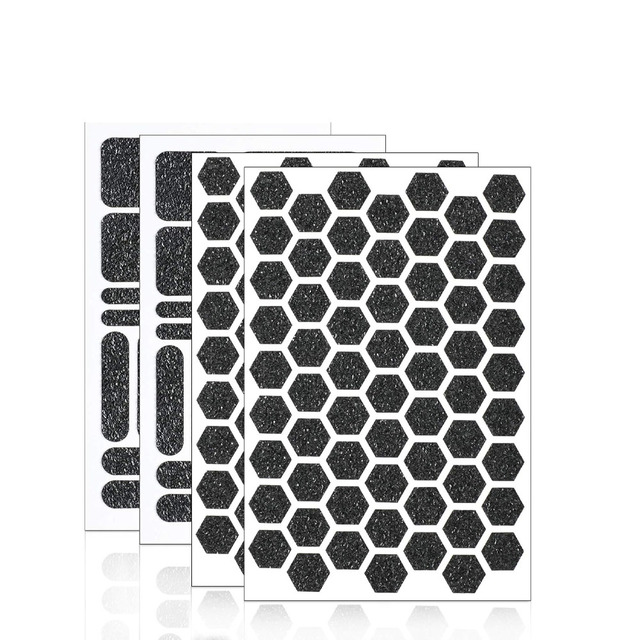 New Cell Phone Grip Decal Tape Stickers Anti-Slip Phone Case Hexagon Decal Sticker for Phone Mouse Laptop Tablet Gaming