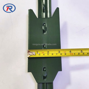<span class=keywords><strong>Poteau</strong></span> en T en acier peint vert de haute qualité pour clôture agricole / Clôture agricole robuste avec <span class=keywords><strong>poteau</strong></span> en T de 6 pi et 7 pi avec plaque d'ancrage cloutée - Product Image 2