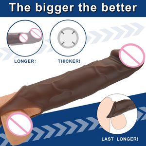 Dildo-Hülle Kondom mit Kabelloser Fernbedienung, 10-Frequenz-Vibrationssteuerung, USB-Aufladung, Tragbarer vibrierender Dildo, Sexspielzeug für Männer - Product Image 5
