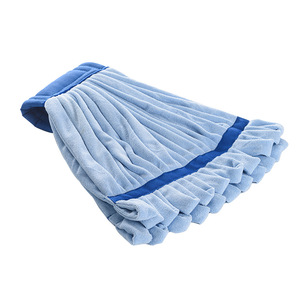 <b>Microfiber</b> Wet <b>Mop</b> Heads X-Type Flat Head Thickened Absorbent Replacement For Home Cleaning - Product Image 2