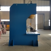 Presse hydraulique manuelle pour atelier, machine d'atelier, presse pour carrosserie de voiture, colonne unique, presse hydraulique, cadre C, 20 tonnes, 100 tonnes