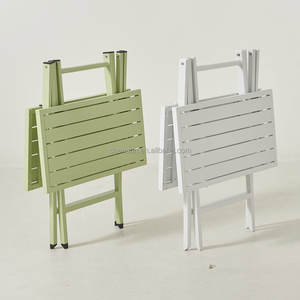 Balcón Muebles Metal Café Pequeña <span class=keywords><strong>mesa</strong></span> <span class=keywords><strong>plegable</strong></span> para comedor - Product Image 1