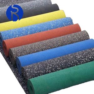 แผ่นยางปูพื้นยิม สำหรับอุปกรณ์ออกกำลังกาย โซนเสริมสร้างความแข็งแรง บาร์ ดัมเบลล์ ลู่วิ่ง  ดูดซับแรงกระแทก ป้องกันเสียงรบกวน สำหรับใช้ภายในอาคาร - Product Image 4