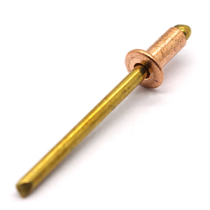 Remaches ciegos de cobre de extremo abierto al por mayor con mandril de latón para metal y madera - Product Image 3