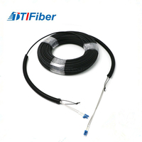 Cable de conexión de fibra óptica monomodo para Estación Base FTTA al aire libre 7,0mm 2 núcleos conjunto de Cable óptico de dos núcleos A LA GYFJH-2A1a