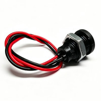 Prise de charge ronde à verrouillage par vis, connecteur USB Type C femelle 2 broches, connecteur USB haute intensité 2P, prise d'appareil avec couvercle