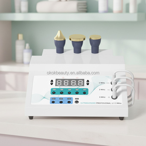 Both 1mhz and 3mhz Ultrasonido Face and Body <strong>Physiotherapy</strong> Massage Equipment - Product Image 1