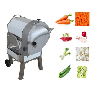 Automatic Fruit Tomato Plantain Onion Potato Chips Shredder Chopper Dicing Dicer Slicer Slicing Cutter Vegetable Cutting Machine