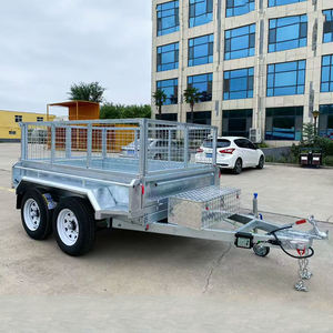 <span class=keywords><strong>Remorque</strong></span> à benne <span class=keywords><strong>basculante</strong></span> <span class=keywords><strong>hydraulique</strong></span> à trois <span class=keywords><strong>essieux</strong></span>, triple <span class=keywords><strong>double</strong></span> essieu, 4500 kg, 16x7, robuste, multi-usages - Product Image 1