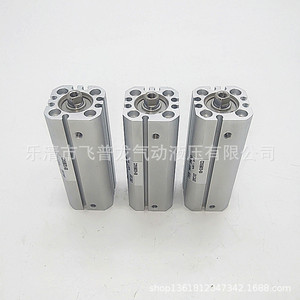 กระบอกลมบาง SMC รุ่น CD55B20 ขนาด 60 มม. กระบอกลมมาตรฐานอะลูมิเนียม - Product Image 4