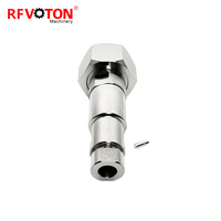 Connecteur coaxial RF LC mâle à pince pour câble RG393