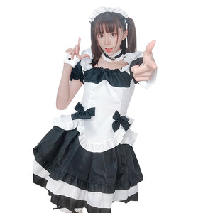 Disfraz de Cosplay de Sirvienta de Chocolate en Blanco y Negro, Vestido de Princesa Lolita para Mujer, Ropa de Escenario Primavera 2025 - Product Image 2