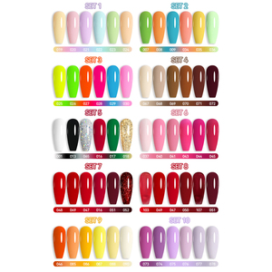 <span class=keywords><strong>BORN</strong></span> <span class=keywords><strong>PRETTY</strong></span> TERRA - Set de Esmalte de <span class=keywords><strong>Gel</strong></span> Multicolor Ultra Pigmentado de 10 ml, 6 Piezas en Stock, Set de Esmalte de <span class=keywords><strong>Gel</strong></span> UV Removible con Exhibidor de Colores para Salón - Product Image 2