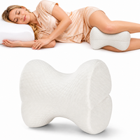 Coussin Ergonomique en Mousse à Mémoire de Forme pour Genoux avec Housse en Bambou – Support Orthopédique pour Jambes, Idéal pour Dormeurs Latéraux et Soulagement de la Sciatique
