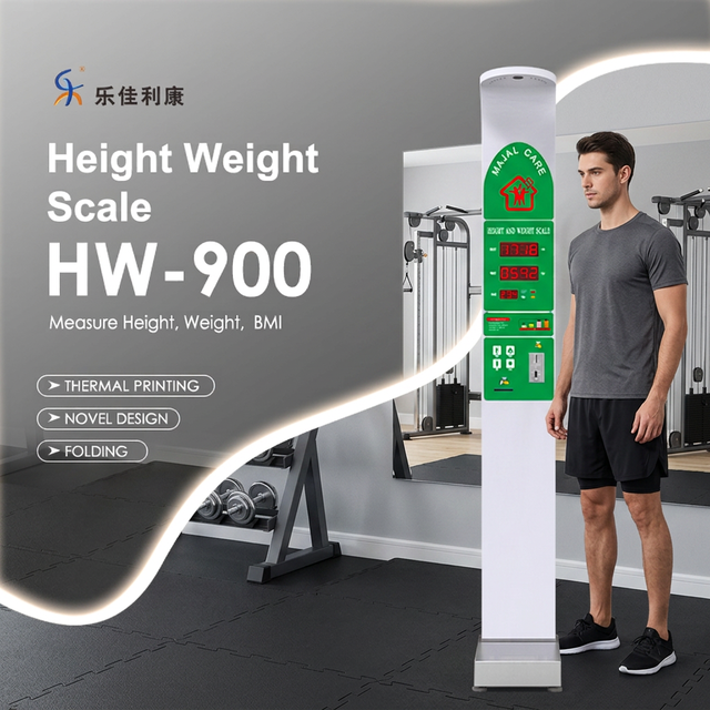 Medical Electronic Adult Body Bmi test Machine Weight and Height Scale with Printer