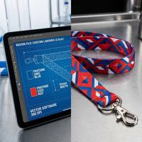 Porte-clés personnalisé en sublimation, broderie personnalisée, cordon tressé super-héros