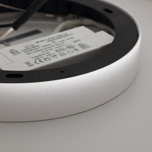 Plafonnier suspendu led <span class=keywords><strong>suspension</strong></span> <span class=keywords><strong>abat</strong></span>-<span class=keywords><strong>jour</strong></span> rond en aluminium avec smd longueur de câble réglable <span class=keywords><strong>pour</strong></span> la lumière intérieure - Product Image 3