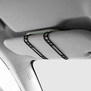 Miroir de courtoisie de voiture avec éclairage LED tactile, miroir de maquillage pour pare-soleil intérieur, lumière d'appoint haute définition, blanc clair cerise - Product Image 1