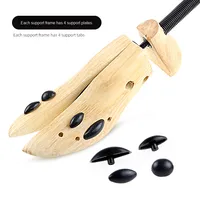 2 paires de baskets réglables Widener Shaper Cedar Shoe Trees pour hommes et femmes