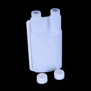 100 мл, 250 мл, 500 мл, 1000 мл, полиэтиленовый пластиковый лабораторный диспенсер для бутылок с двумя горлышками, двухкамерный измерительный флакон для жидкости
