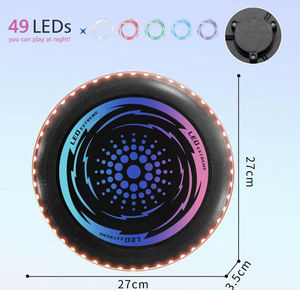 Nuovo 12 modalità di luce luce per esterno ricaricabile Flying Disc <span class=keywords><strong>launcher</strong></span> per bambini giocattolo - Product Image 6