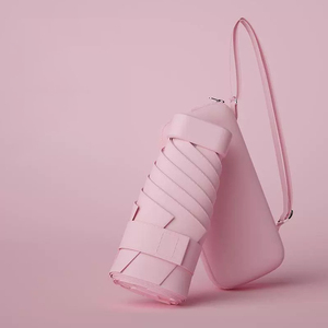 Mini parapluie pliable Protection UV Soleil Petit parapluie portable pour femmes pour sac à main Léger Vente en gros - Product Image 1