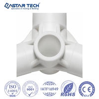 Collecteur d'eau moulé par injection complexe sur mesure pour robot de piscine, tuyau multicanal en PP, OEM