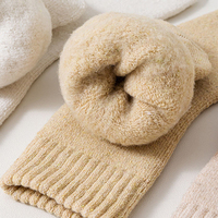 Chaussettes de randonnée décontractées en laine chaude pour femmes, chaussettes thermiques épaisses pour l'hiver, usage quotidien, logo personnalisé