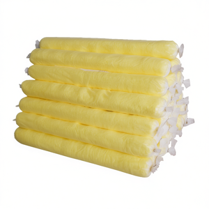 Manchons absorbants universels Ttake, couleur jaune, lot de 12, contrôle des déversements industriels - Product Image 2