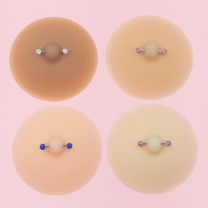 Cache-tétons en silicone réutilisables, imperméables, pour femmes, couleurs chair, décoratifs, sexy et adorables, en stock - Product Image 6