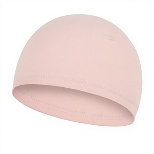 Unisex Solid Color Skull Cap 100% Acrylic Flat Knitted Casual Winter Cap for Adults 56-58CM Head Circumference - Product Image 1