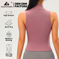 Débardeur de yoga OEM ODM pour femme – Haute élasticité, séchage rapide, respirant, non transparent – Vêtement de sport et de fitness