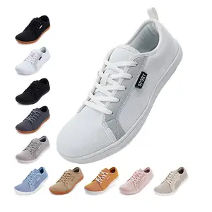 Casual Minimal Walking FlatThin Flexible Rubber Bare Feet Zero Drop Sole Barefoot Shoes