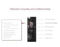 MUESTRA EN STOCK EN MÉXICO BRENU OEM/ODM Máquina expendedora de café en grano con pantalla táctil, totalmente automática, con pago con tarjeta