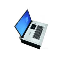 Dispositif de levage de moniteur d'ordinateur motorisé escamotable pour bureau avec télécommande LCD Flipper optimisant l'espace