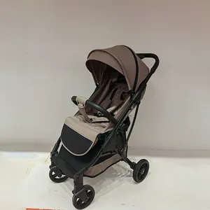 Popular Baby Stroller Portable Foldable Waterproof Baby Stroller One Key Double Brake Five Point Safety Belt Baby Stroller