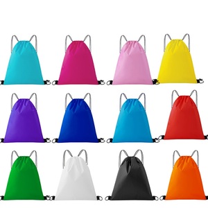 Polyester Large Custom Soft <b>Drawstring</b> Bag Portable Design Fashionable Daily Multifunctional Full-color Printed Storage <b>Backpack</b> - Product Image 2