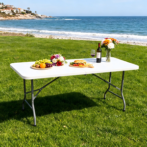 <span class=keywords><strong>Table</strong></span> pliante d'extérieur en plastique étanche, personnalisable en gros pour fournisseurs <span class=keywords><strong>de</strong></span> jardins - Product Image 2