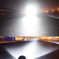Lumière de recherche et de surveillance longue portée haute puissance 12V 24V 50W pour véhicule 4x4, voiture, camion, VTT, SUV, lumière de travail tout-terrain LED avec faisceau laser