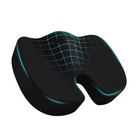 Coussin de chaise de bureau confortable J, rembourrage en mousse à mémoire de forme, coussin de siège avec logo, adapté aux personnes assises pendant une longue période