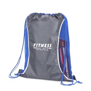 Sac à dos portable personnalisé en polyester avec cordon de serrage pour le fitness, les sports de plein air, le VTT, le basketball, sac publicitaire - Product Image 4