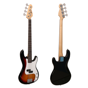 Guitare basse électrique 4 cordes personnalisée en gros 20 frettes finition brillante pour débutants et <span class=keywords><strong>musiciens</strong></span> - Product Image 4